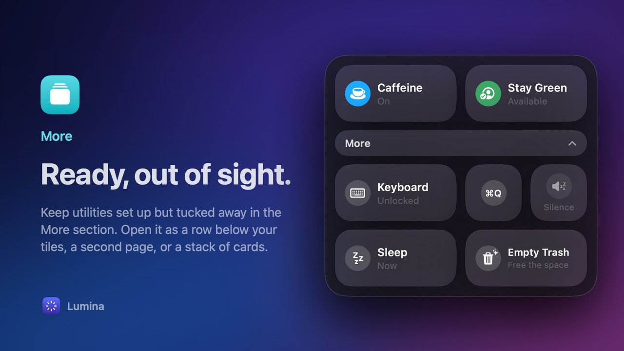 More: Ready, out of sight.
